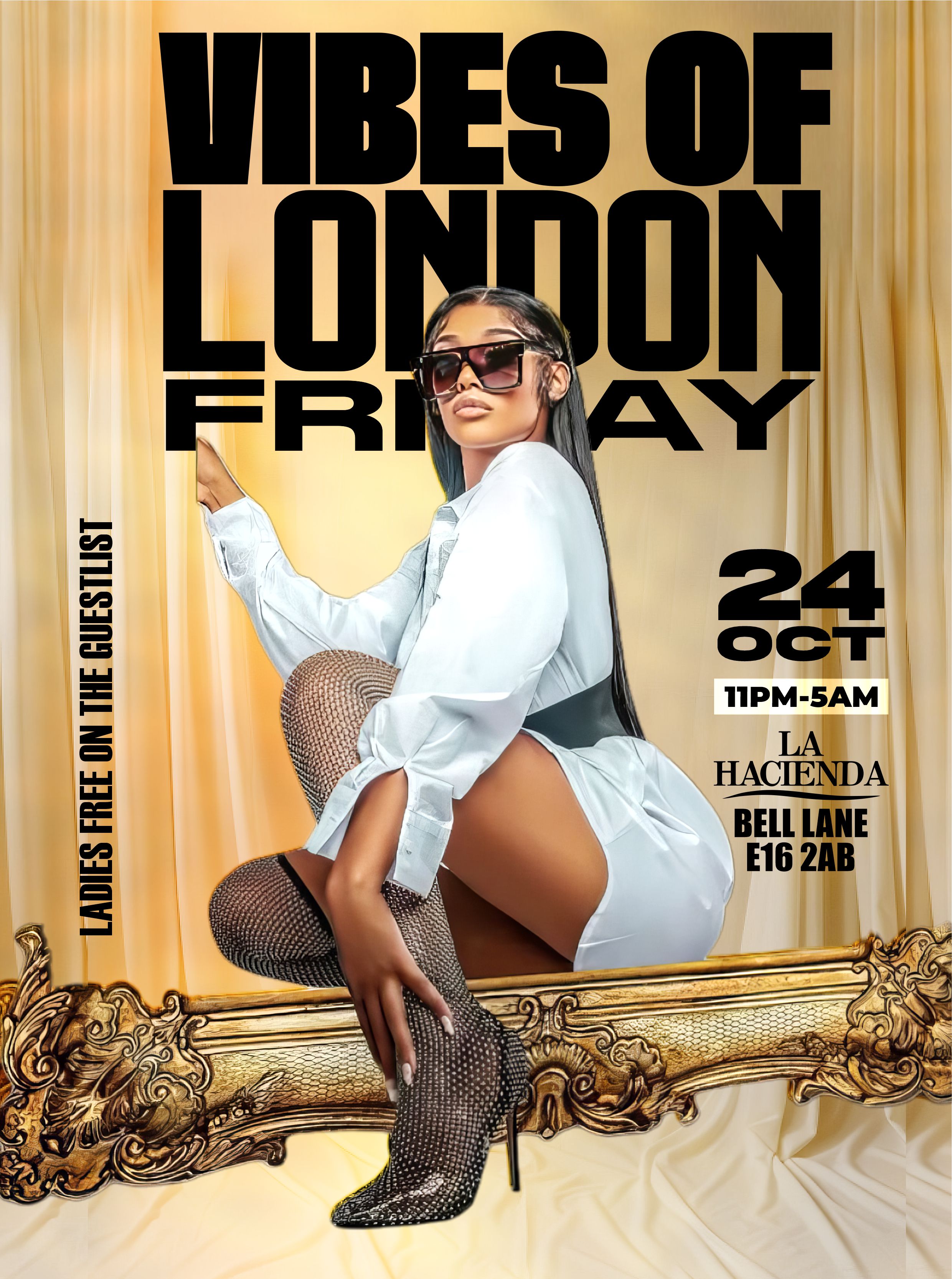 VIBES OF LONDON FRIDAY 24th @ LA HACIENDA                     