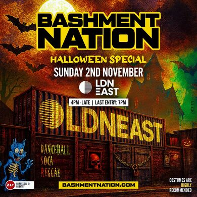 BASHMENT NATION - London's BASHMENT Halloween Day Party (2000+ RAVERS)