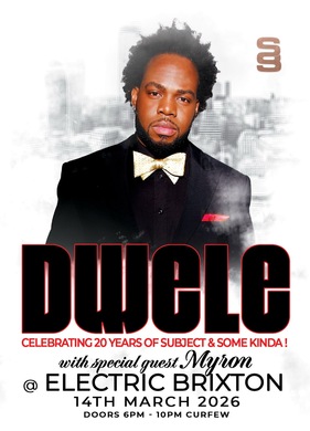 Dwele Live in London + support from Myron