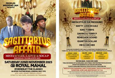 Mista Stylee, Lady Jj & Soca P Birthday Celebration