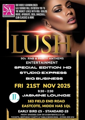 LUSH 90s RnB & Party Anthems