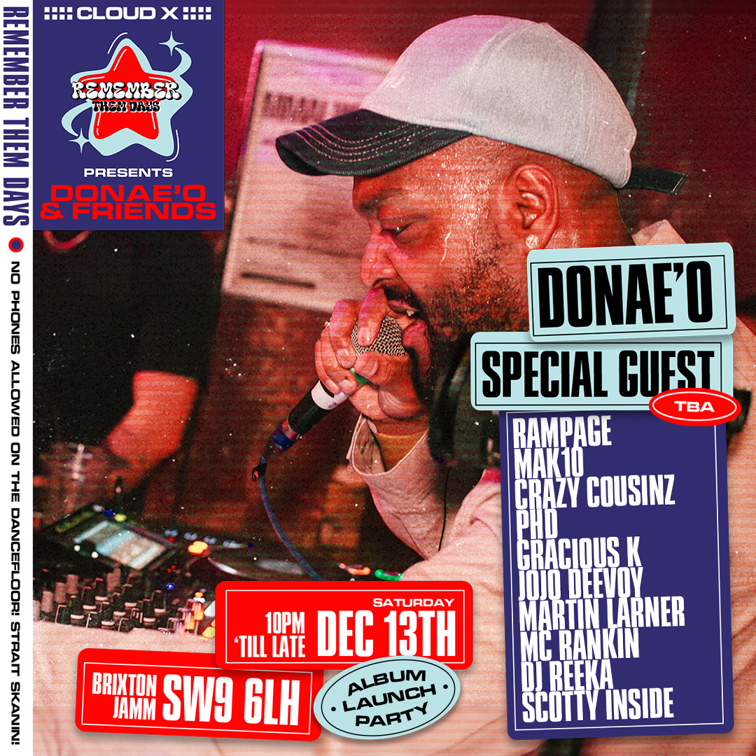 Remember Them Days presents: Donae'o & Friends