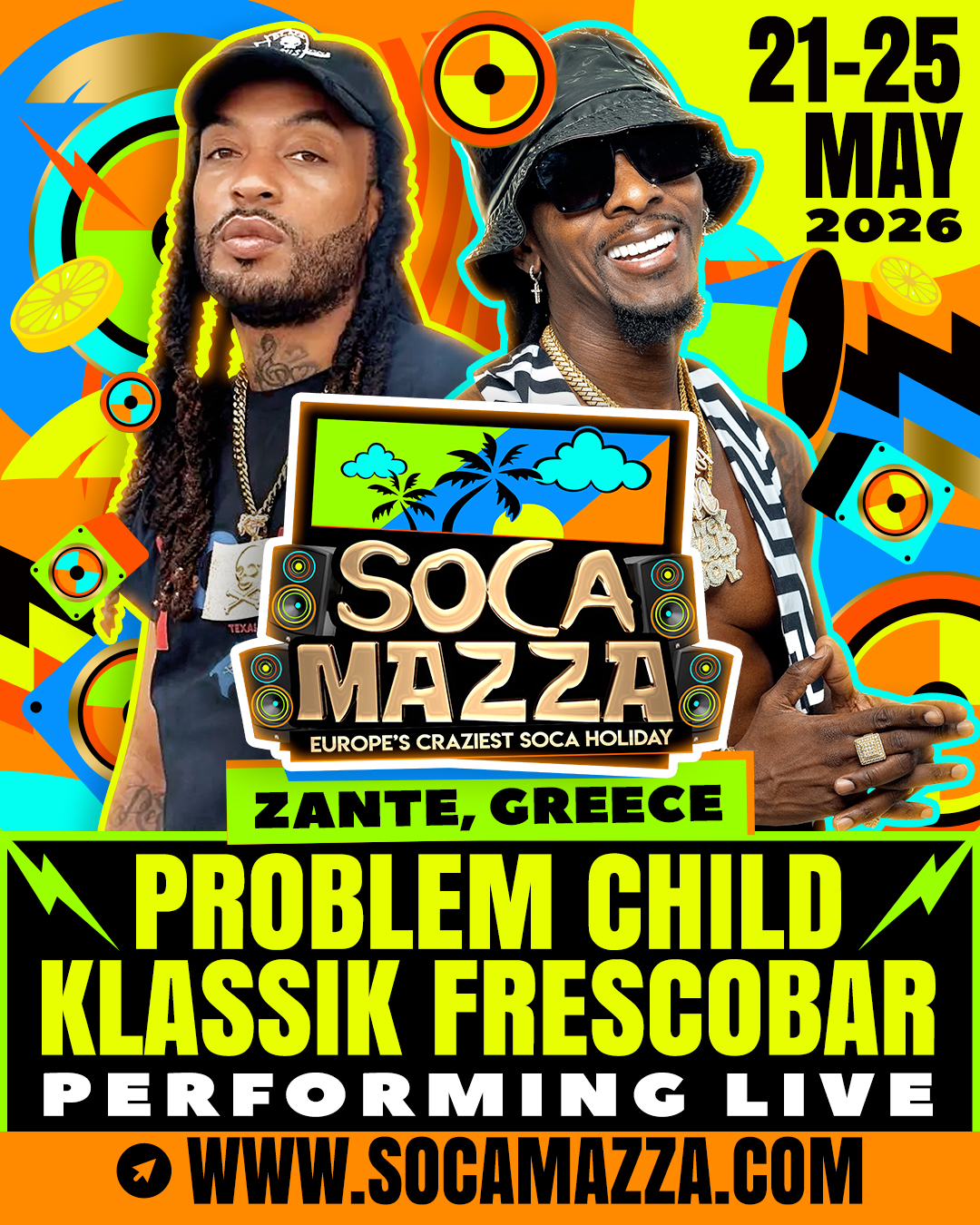 Soca Mazza 2026 - Zante, Greece
