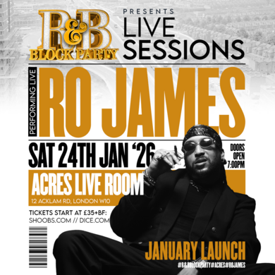 R&B Block Party Live Sessions - Ro James