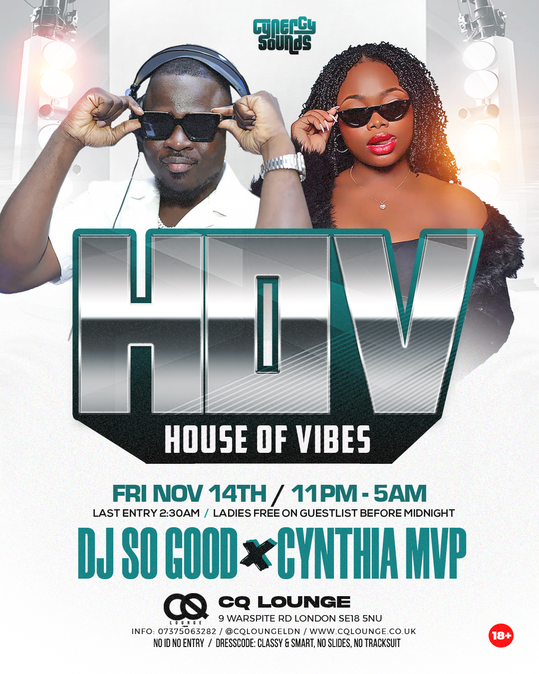 HOV (HOUSE OF VIBES) FRIDAY 14TH NOVEMBER 