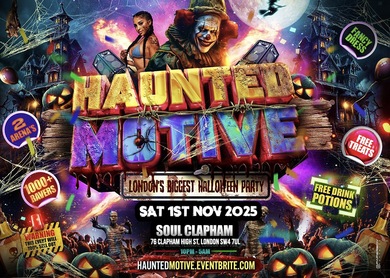Haunted Motive - London’s Biggest Halloween Party (1000+ Ravers)