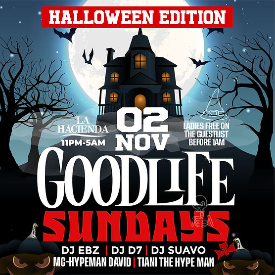 GOOD LIFE HALLOWEEN SUNDAY @LA LOUNGE (TONIGHT) 
