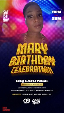 MARY BIRTHDAY CELEBRATION 