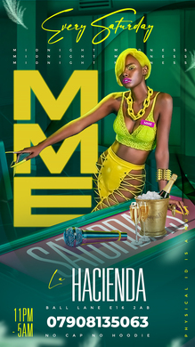  MME SATURDAYS AT  LA HACIENDA 15TH OF NOVEMBER