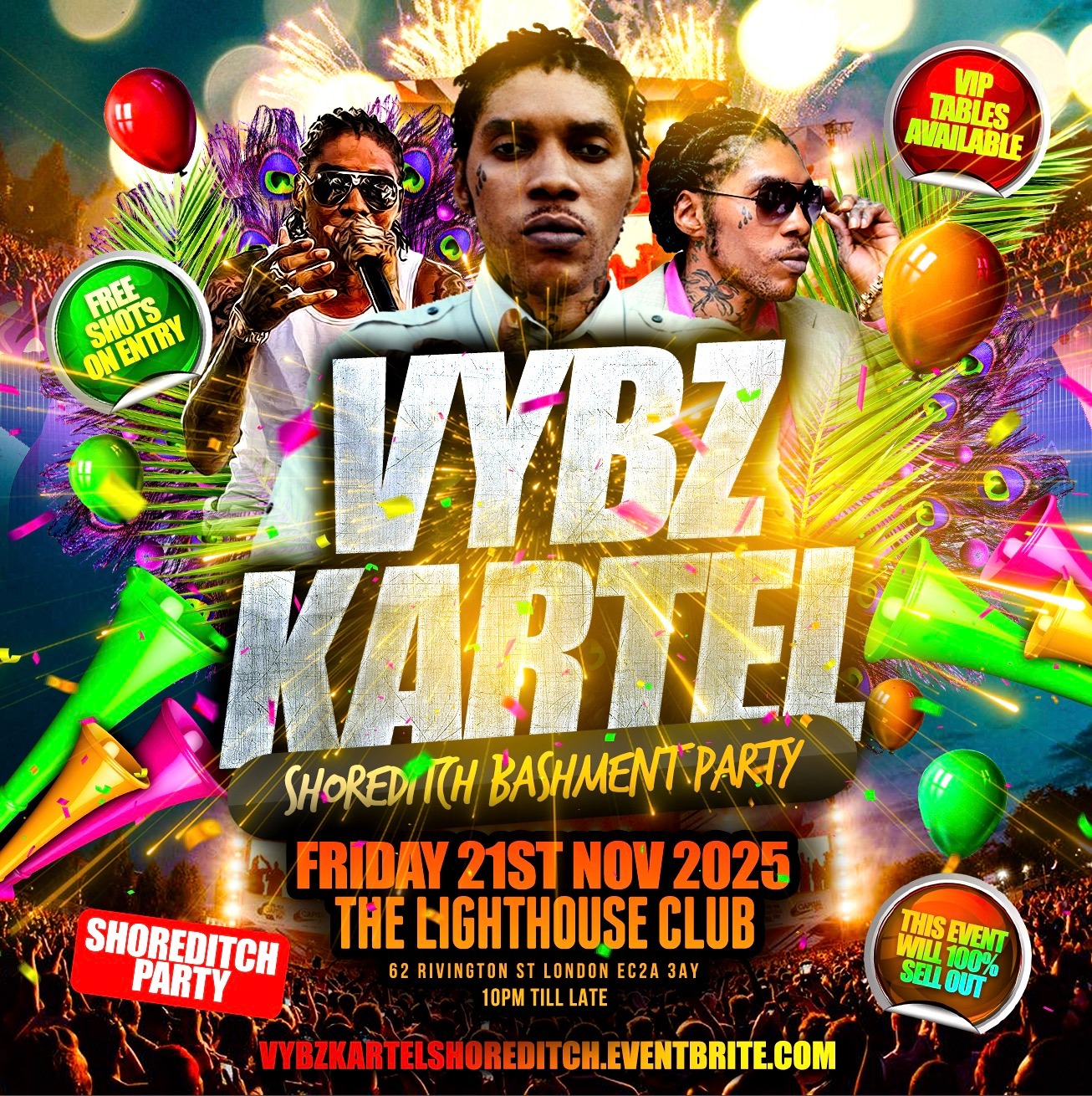 Vybz Kartel - Shoreditch Bashment Party