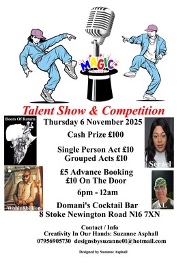Talent Show & Talent Competition.  Cash Prize £100