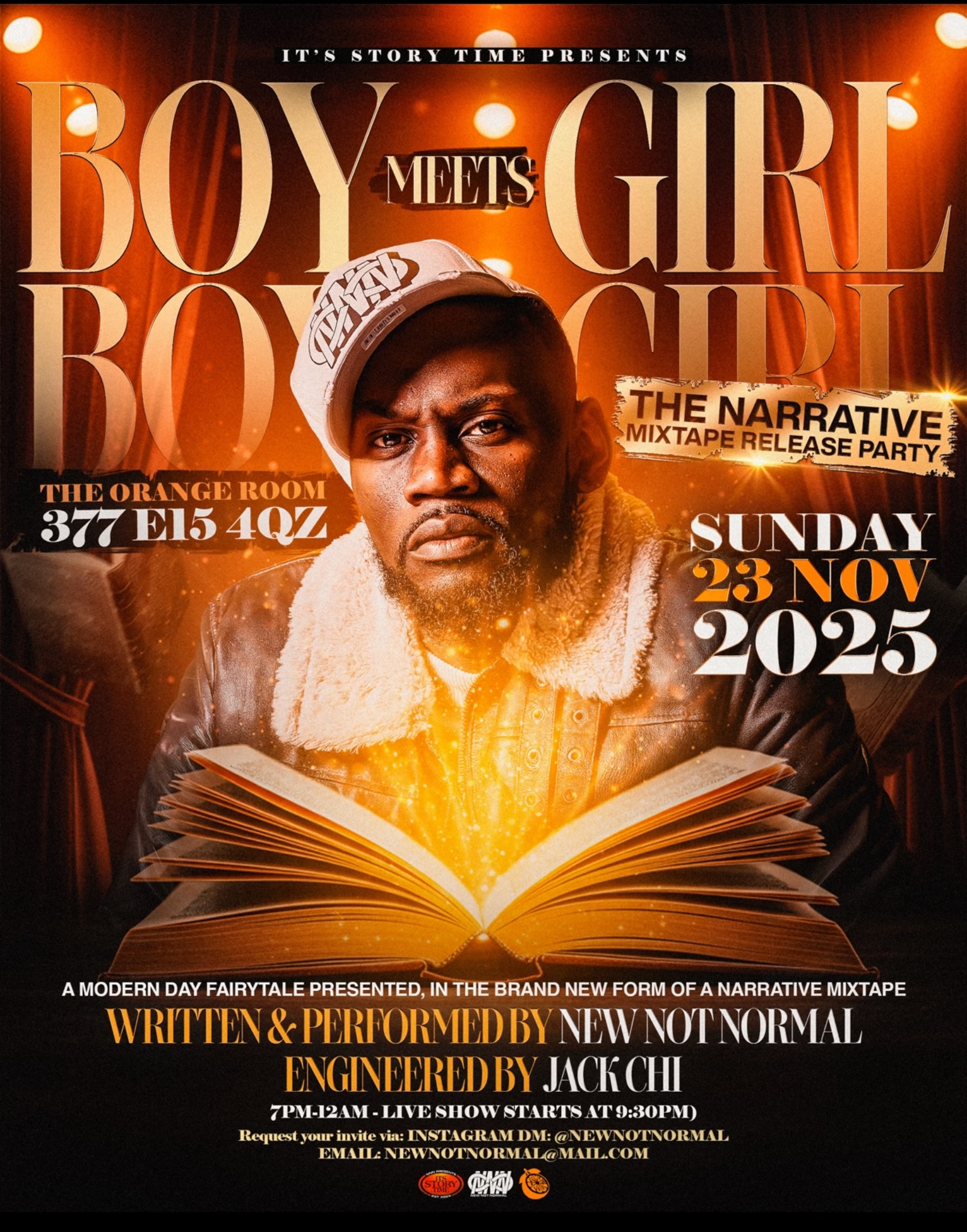 The NARRATIVE MIXTAPE Launch party. Boy Meets Girl