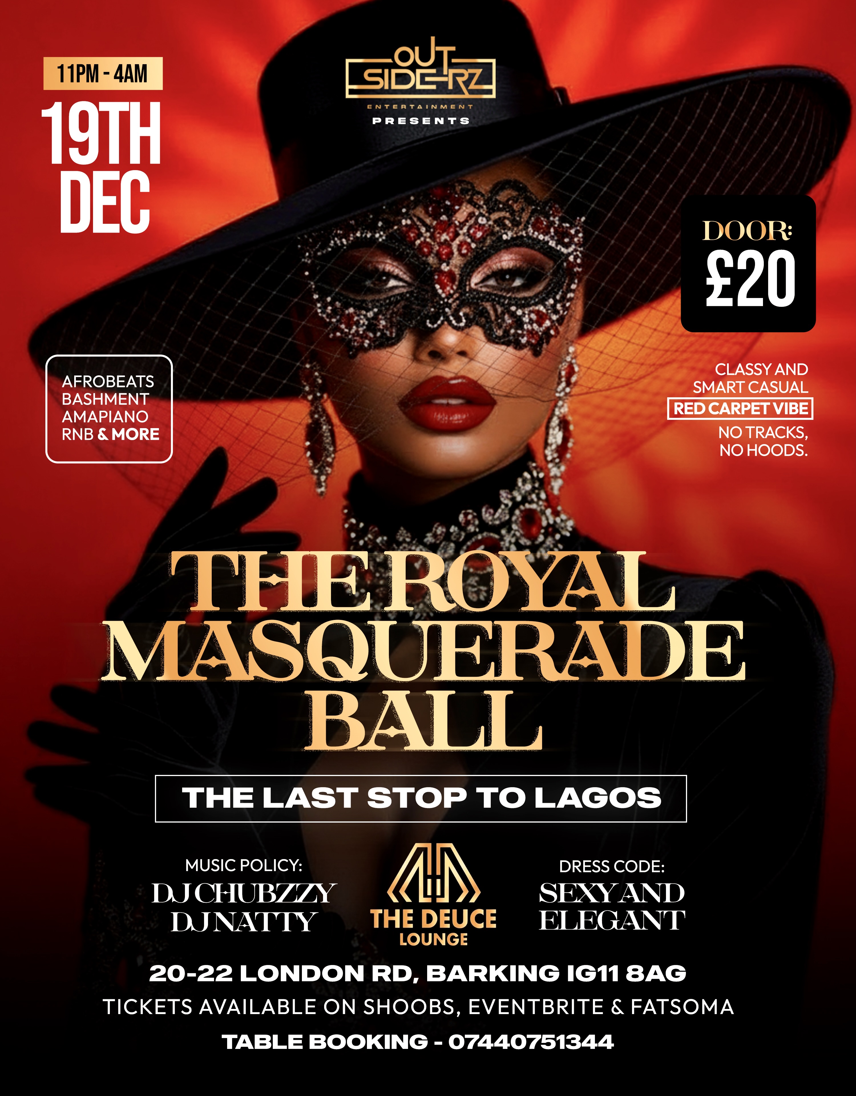 THE ROYAL MASQUERADE BALL - THE LAST STOP TO LAGOS