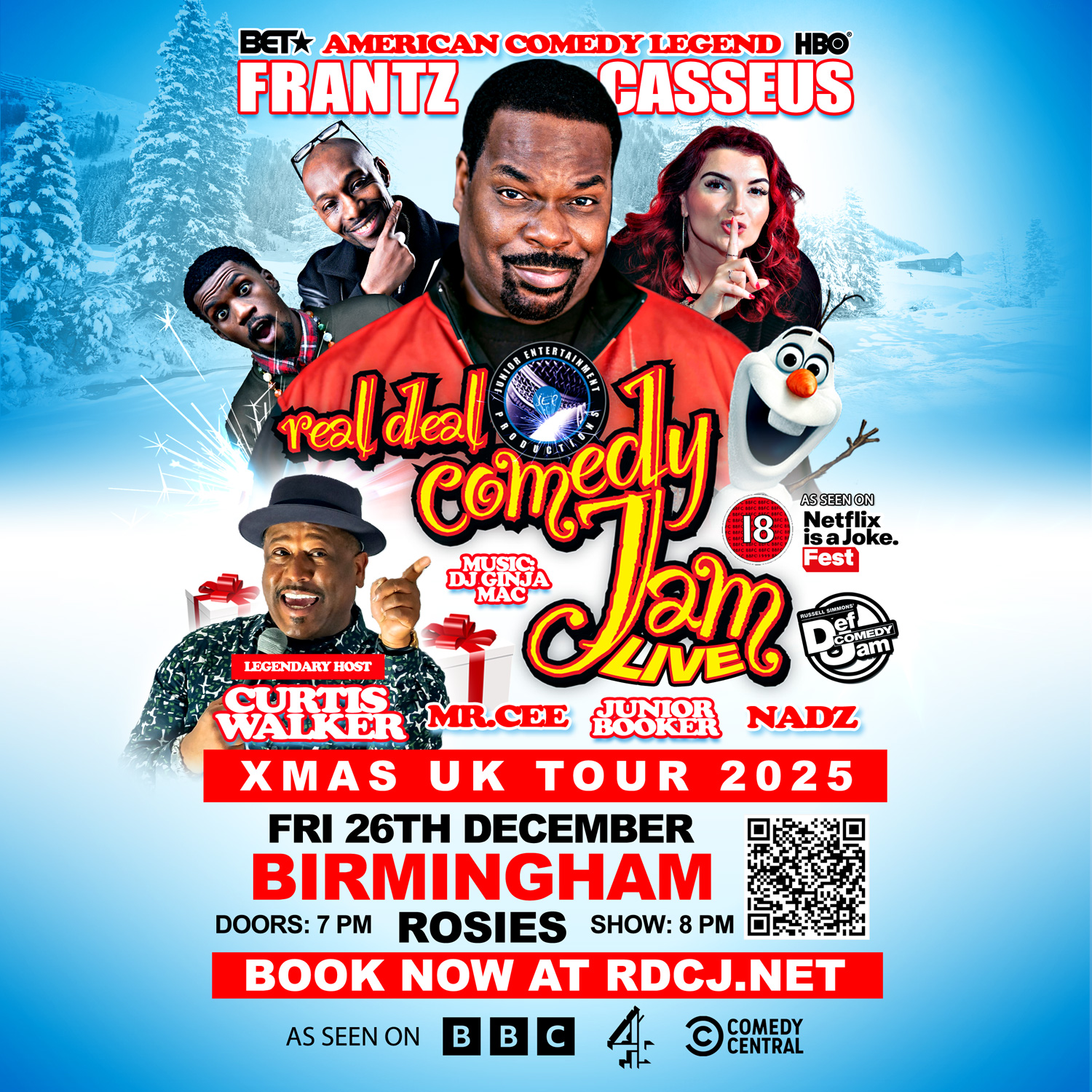Birmingham Real Deal Comedy Jam Xmas Special 