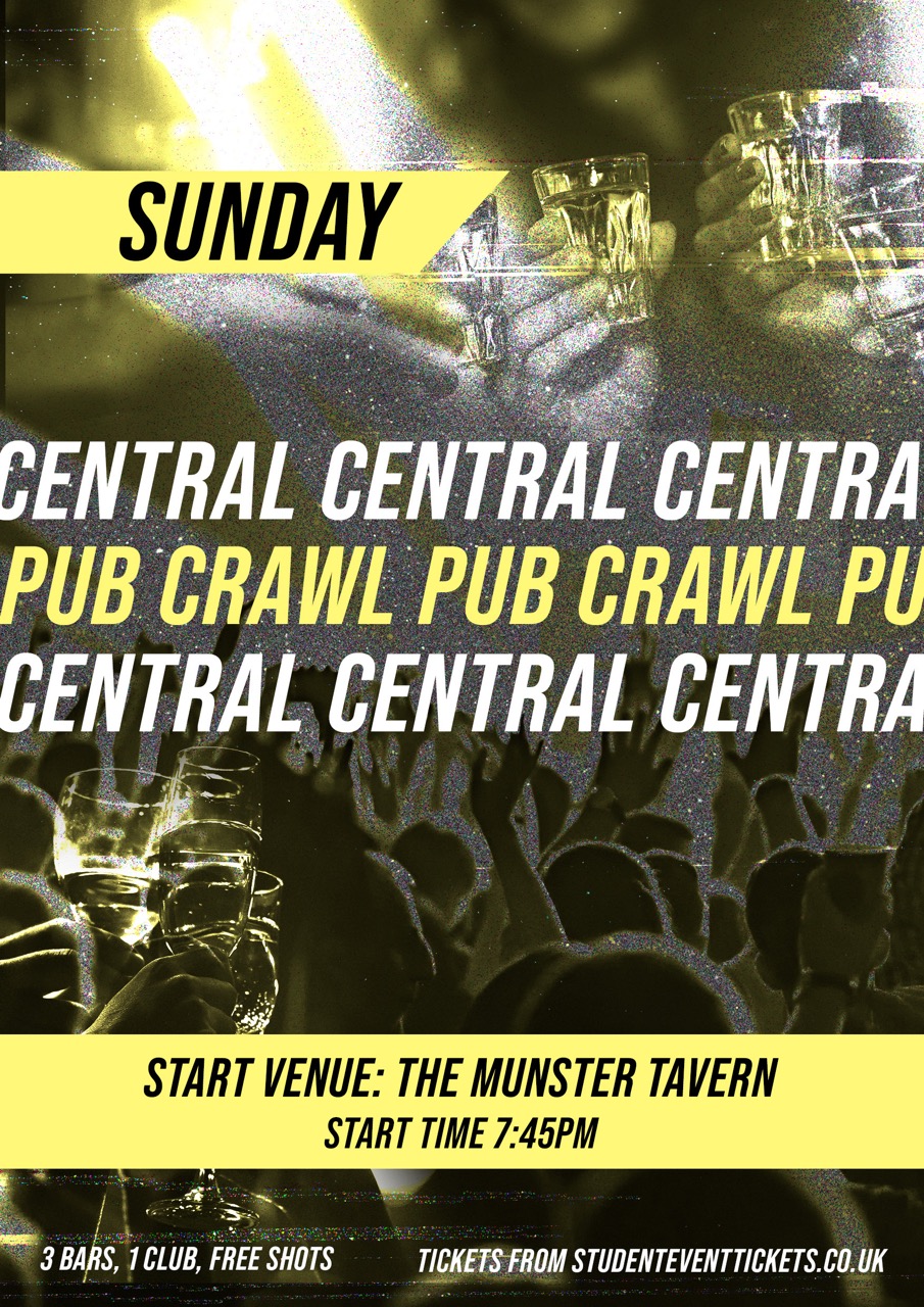 CENTRAL LONDON PUB CRAWL - SUNDAY 16TH NOVEMBER