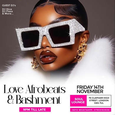 Love Afrobeats & Bashment Party 