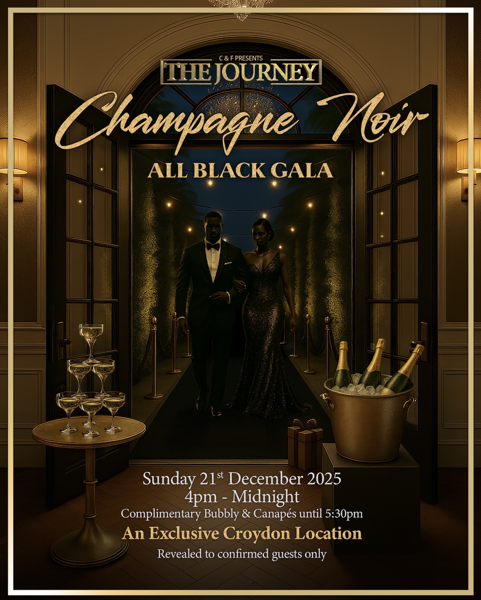 The Journey 'Champagne Noir' All Black Gala