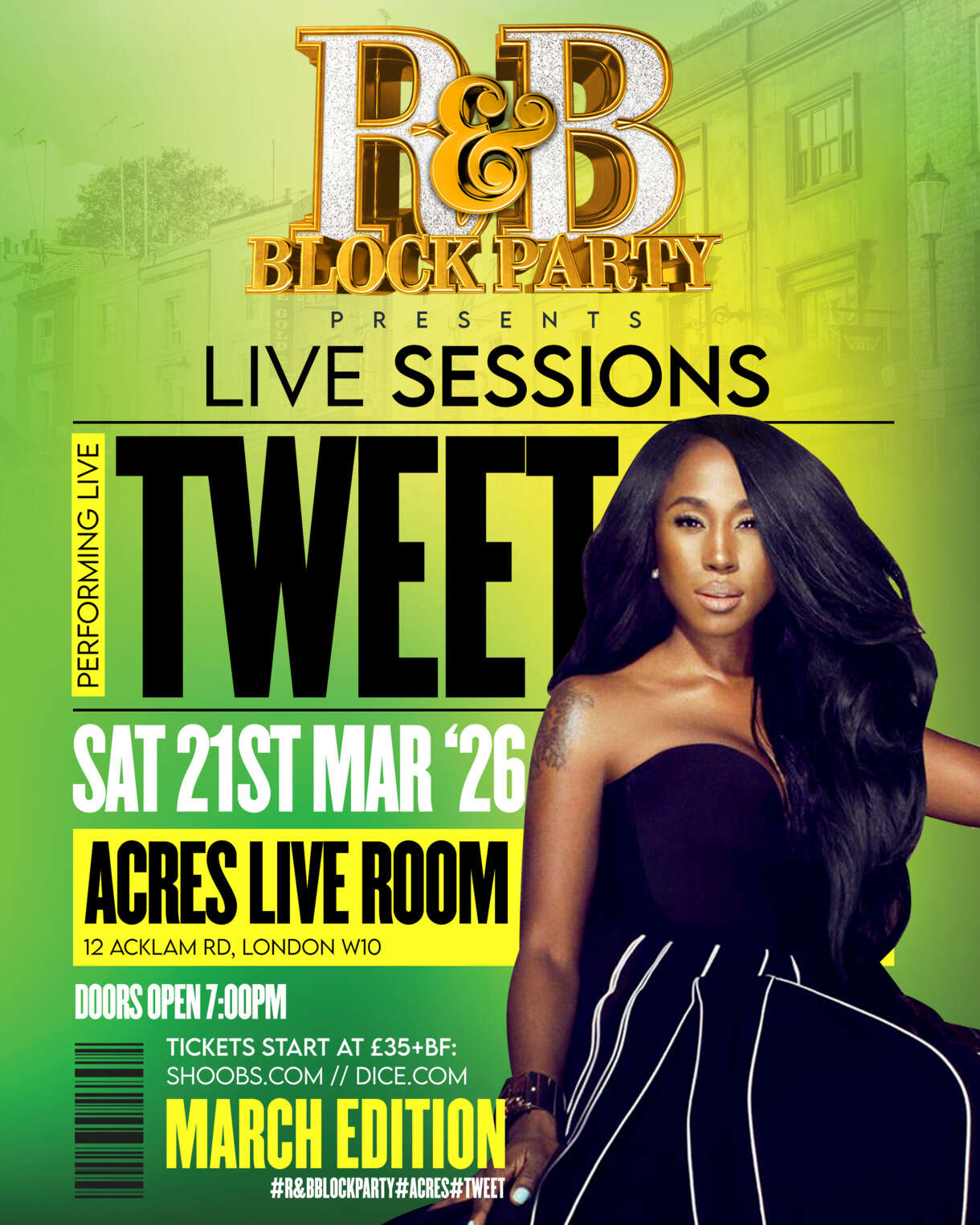 R&B Block Party Live Sessions - Tweet