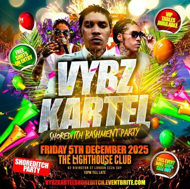 Vybz Kartel - Shoreditch Bashment Party
