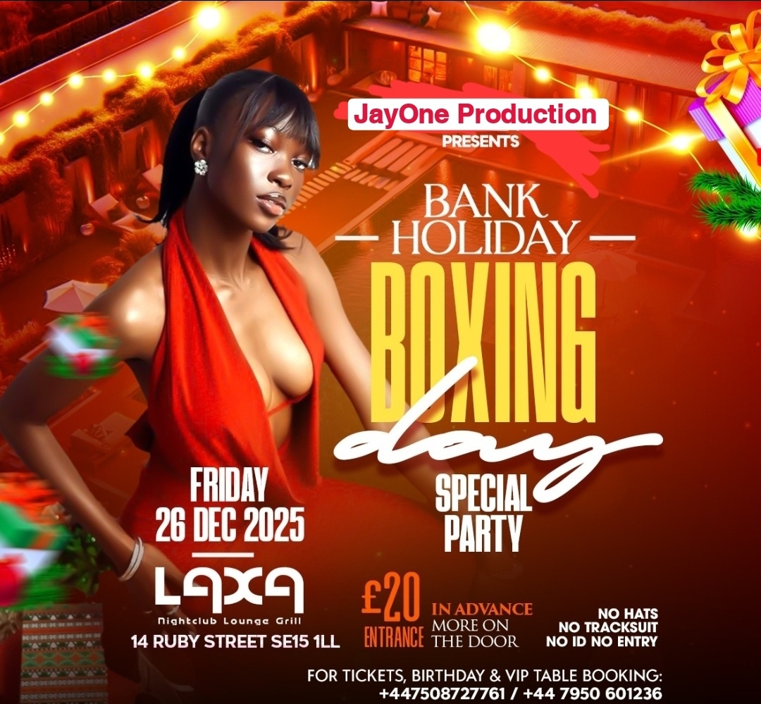 BANK HOLIDAY BOXING PARTY 