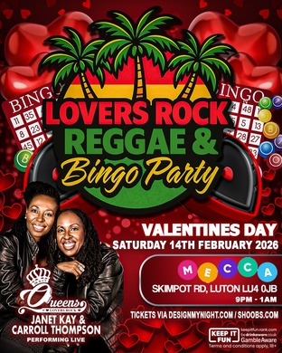 Lovers Rock Reggae And Bingo Party