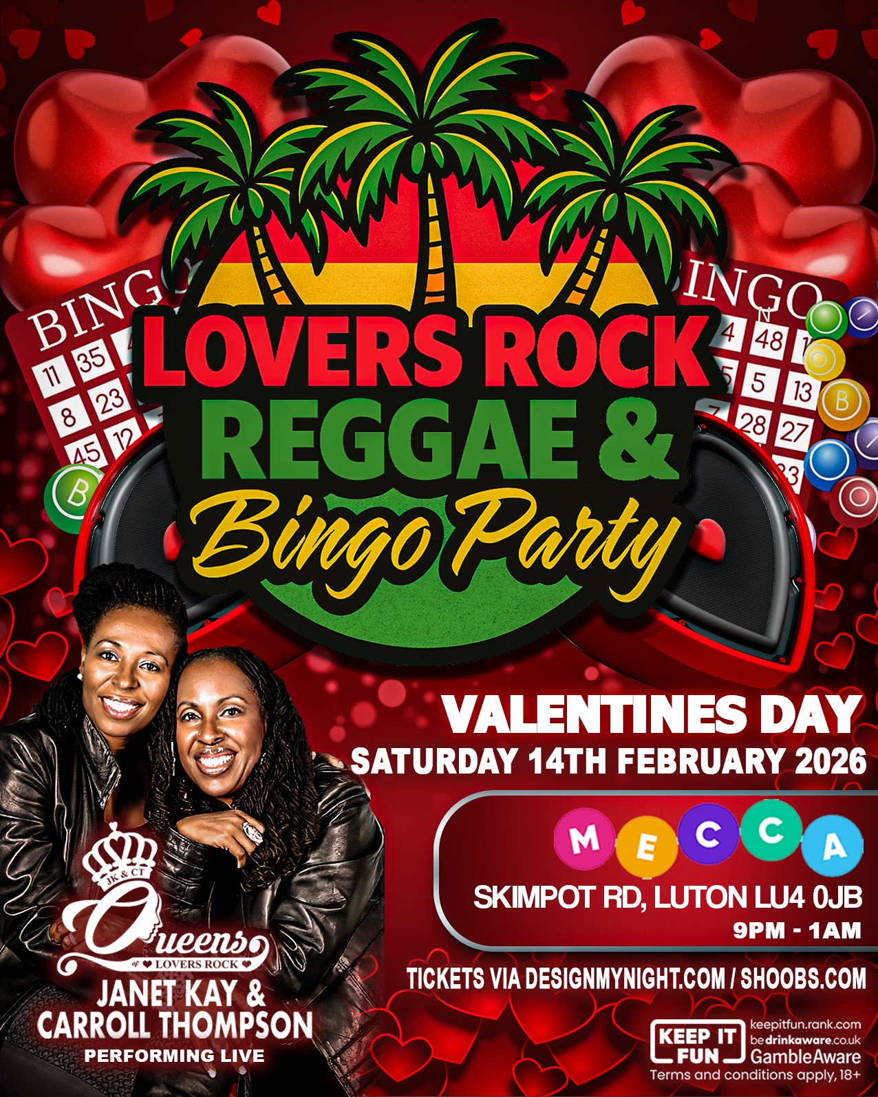 Lovers Rock Reggae And Bingo Party
