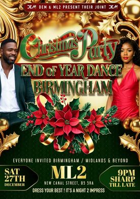 DEM & ML2  Joint CHRISTMAS PARTY / END OF YEAR DANCE BIRMINGHAM