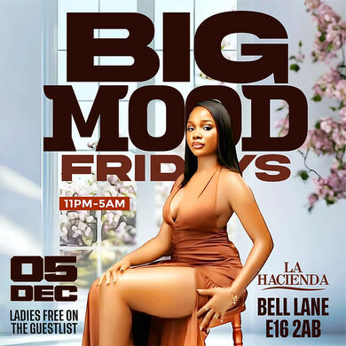 BIG MOOD FRIDAY @ LA LOUNGE (HACIENDA) 