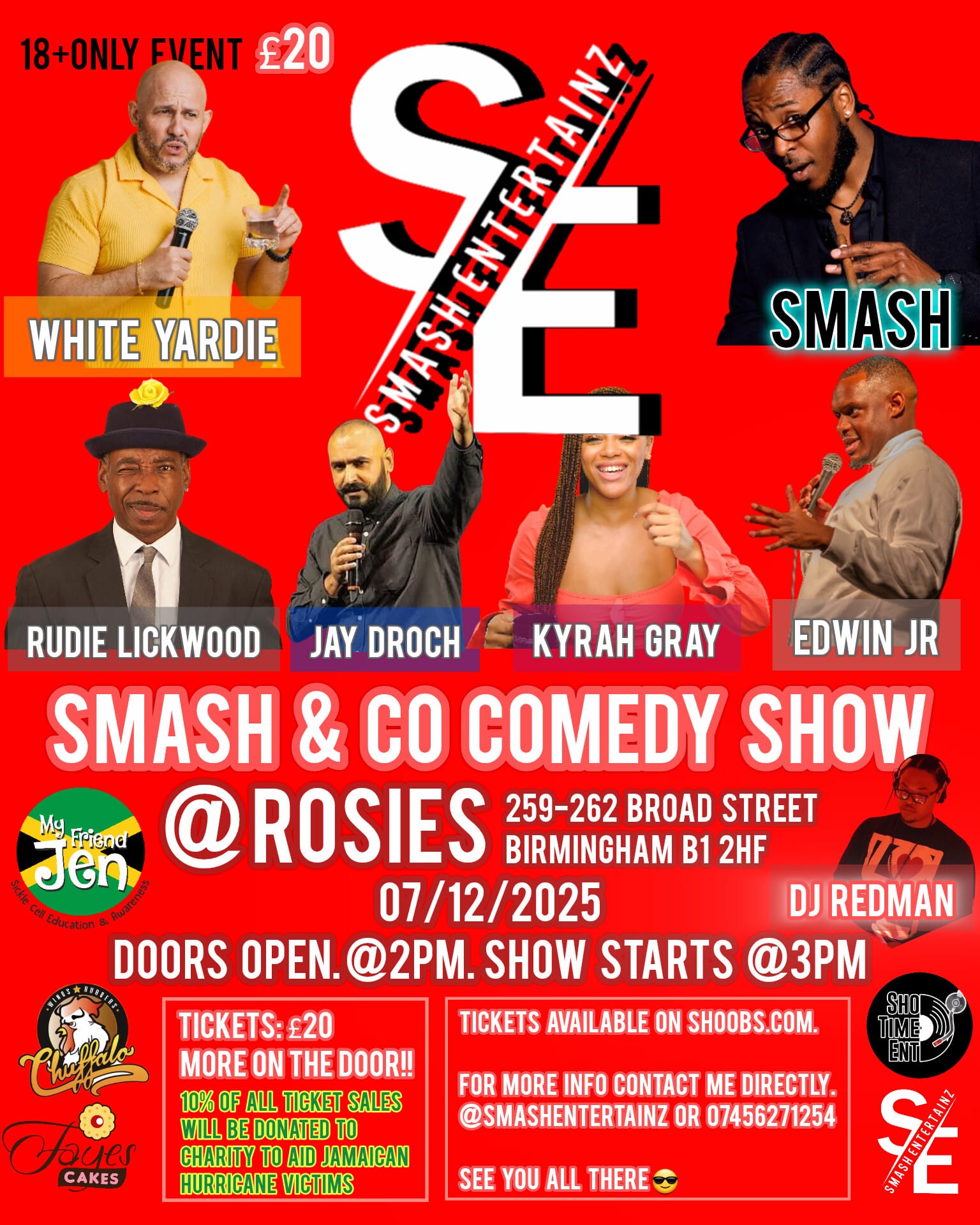 SMASH & CO COMEDY SHOW!!!