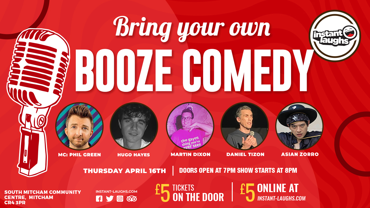 Bring your own booze comedy    