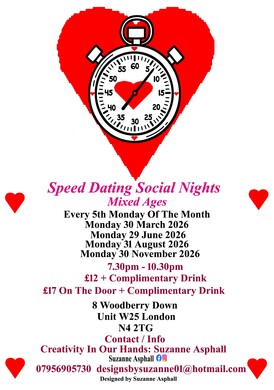 Speed Dating Social Nights Mixed ages mondays