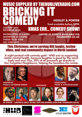 Bricking It Comedy Xmas Err... Comedy Show!