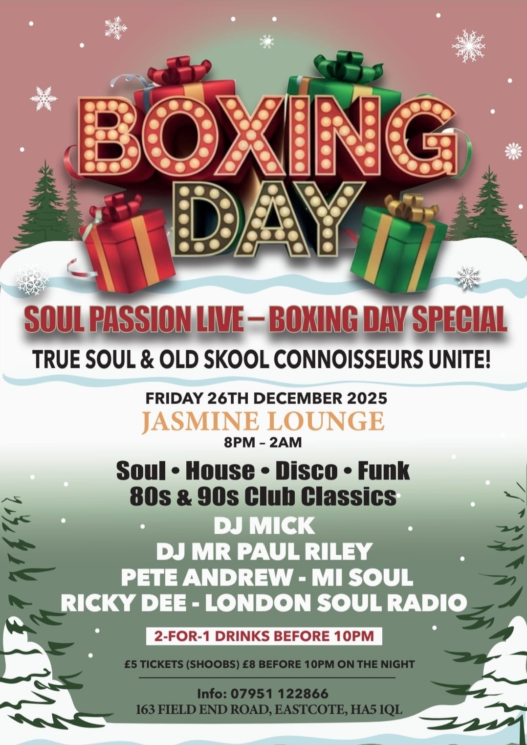 SOUL PASSION LIVE - BOXING DAY SPECIAL