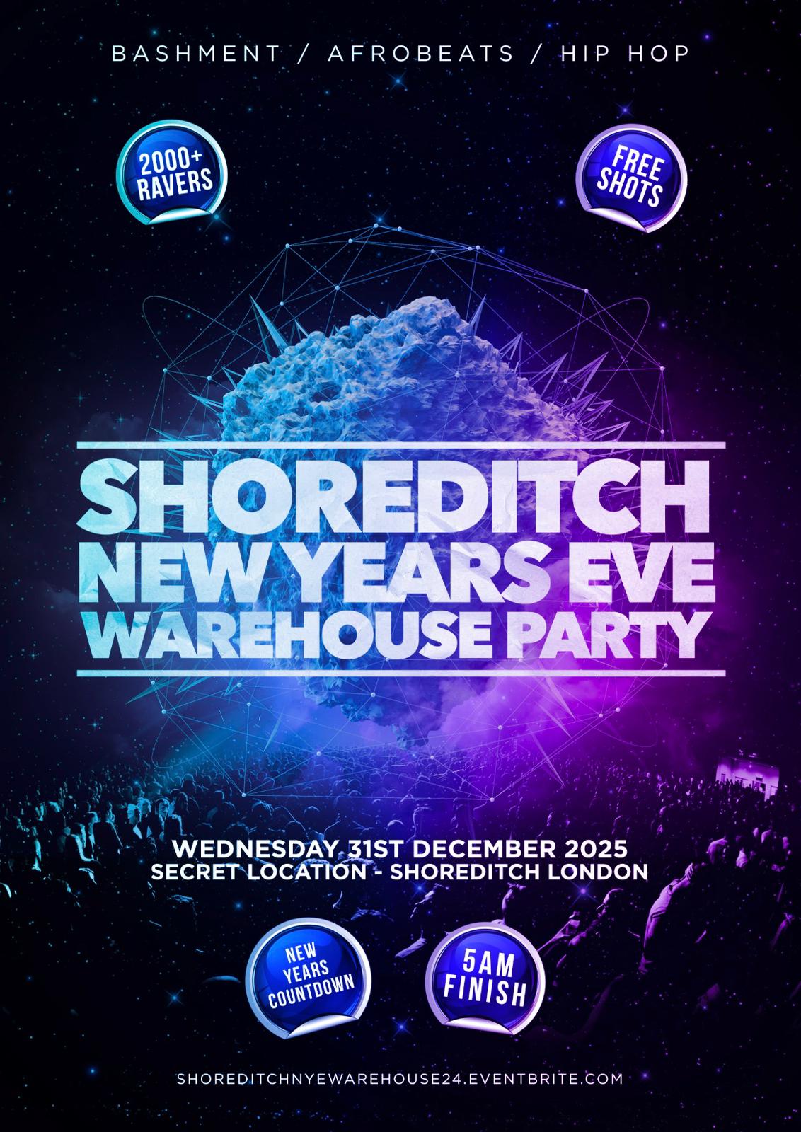 Shoreditch New Year's Eve Warehouse Party