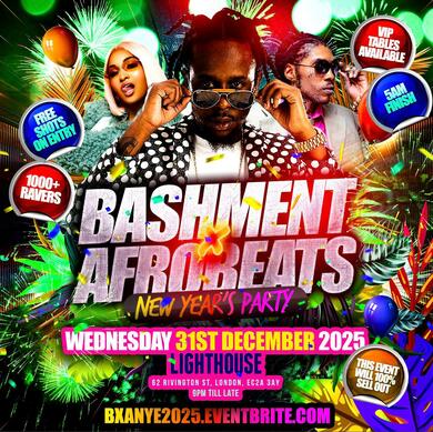 Bashment X Afrobeats - New Year’s Party