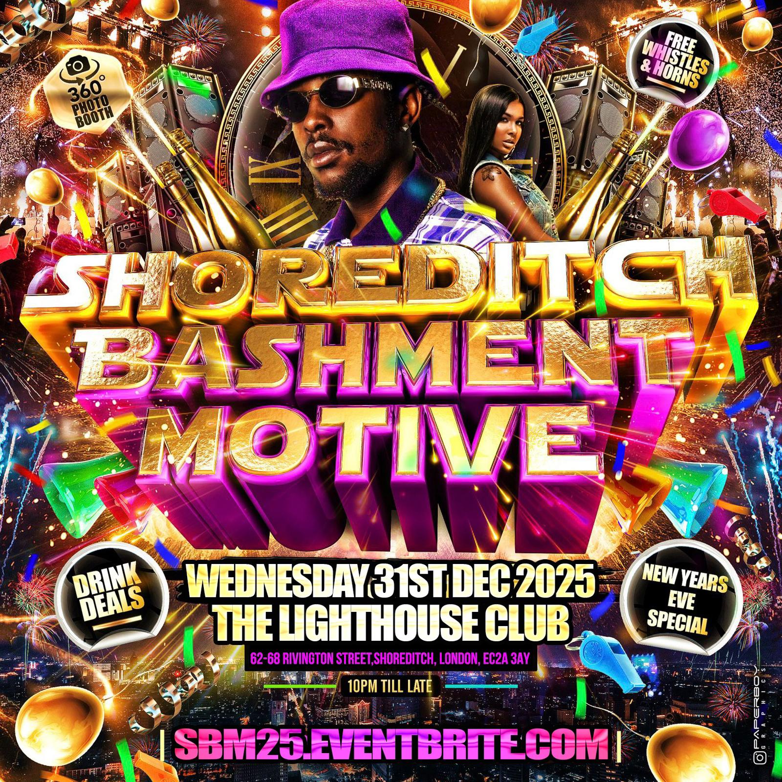 Shoreditch Bashment Motive - New Years Eve Party