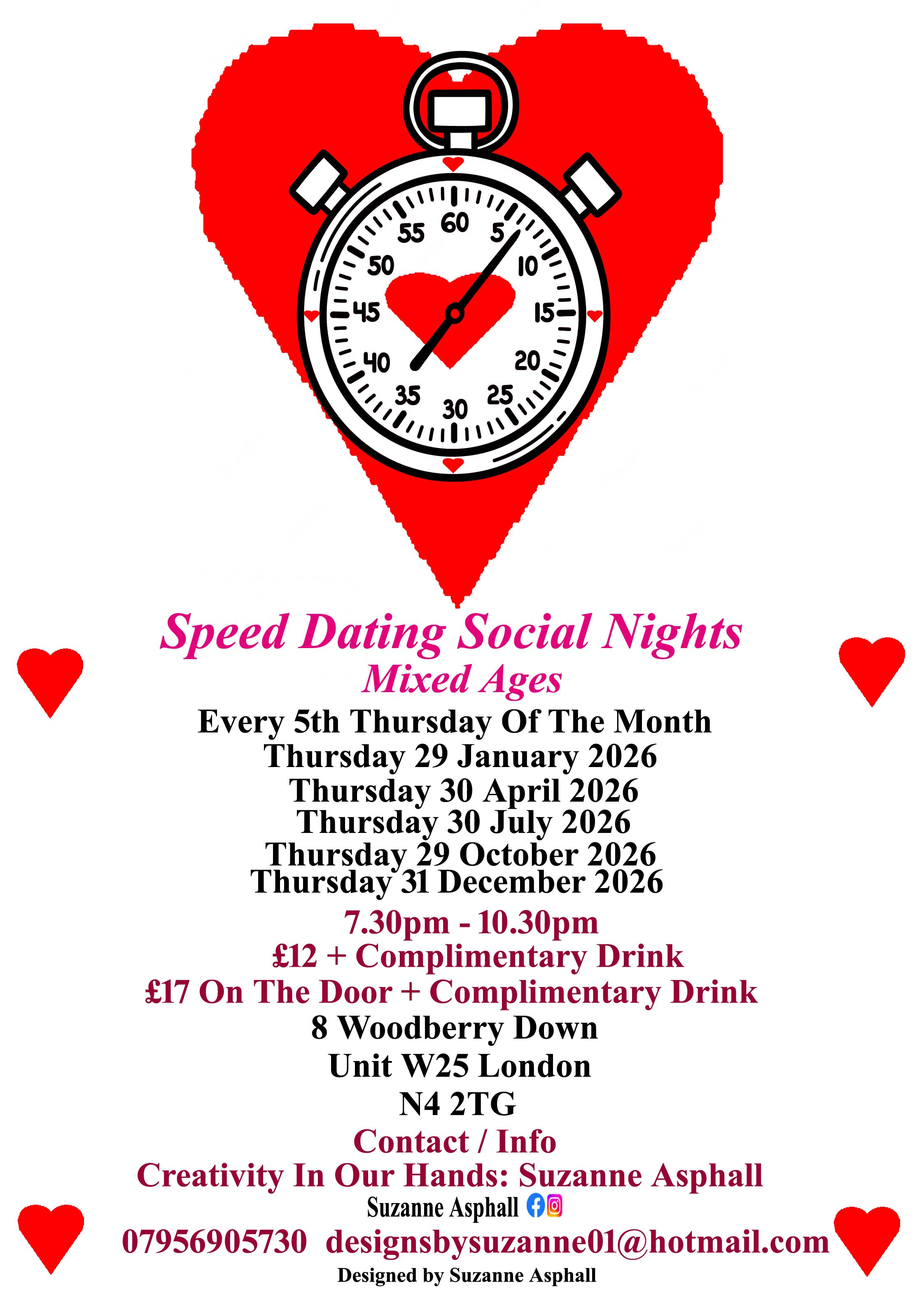 Speed dating social nights Thursdays