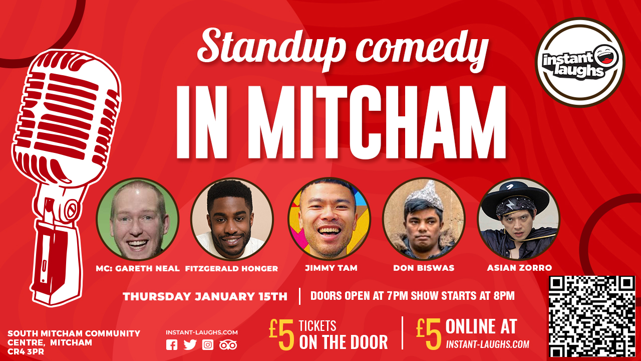 Stand up comedy in Mitcham