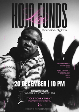 Porcsha Nights x Kojo Funds Live Performance 