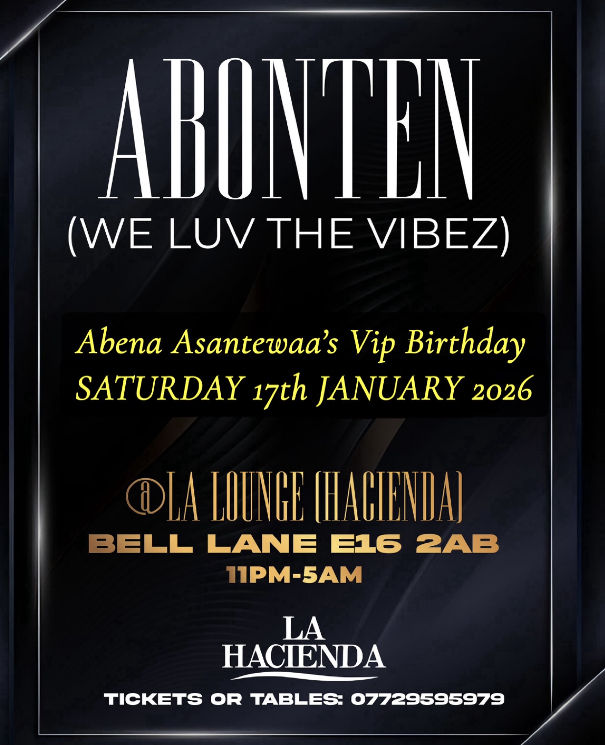 *ABONTEN* Abena Asantewaa’s VVIP Birthday