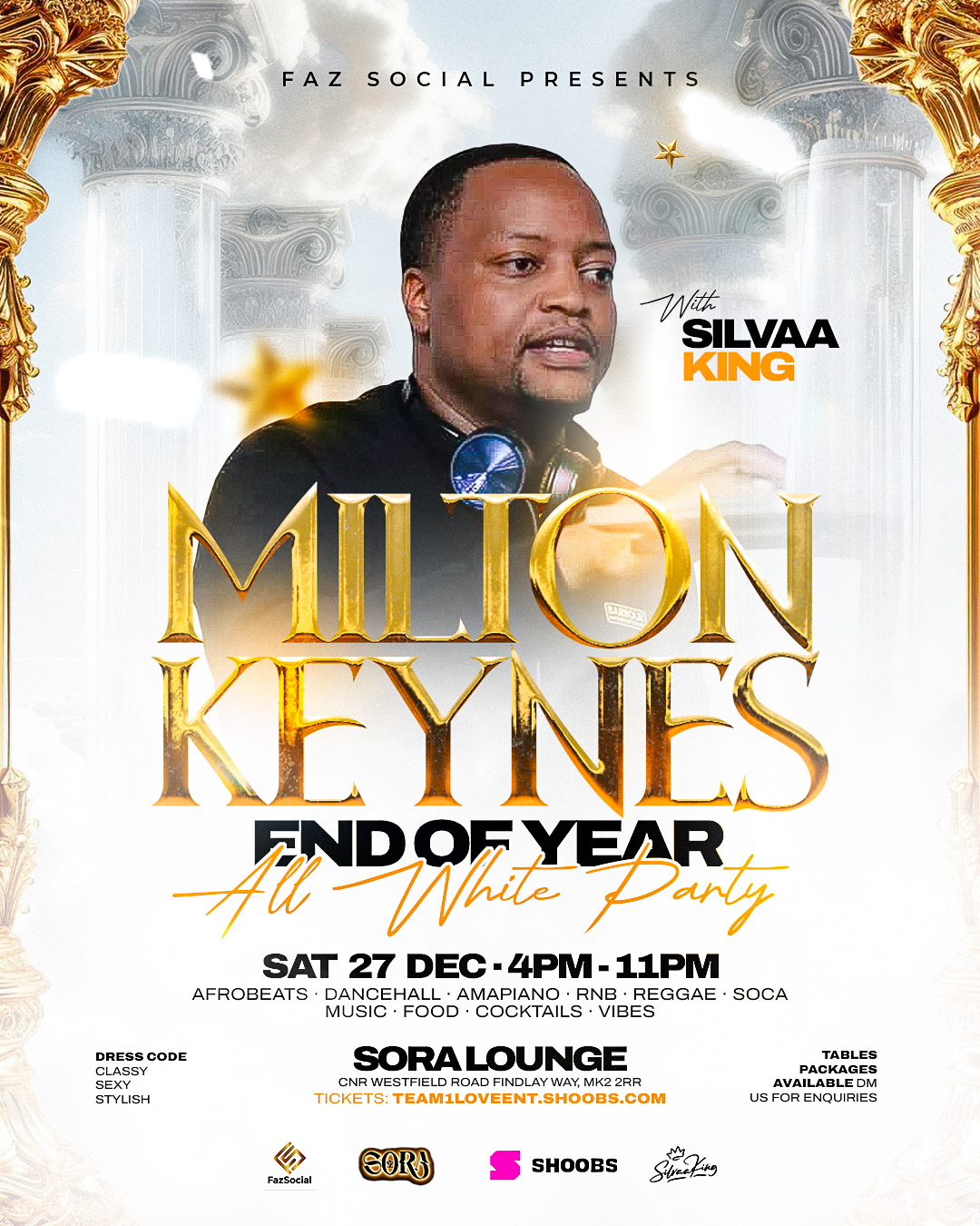 End Of Year All White Day Party