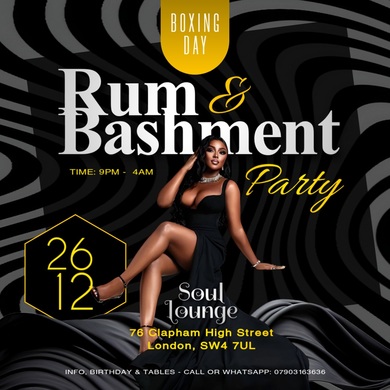 Rum & Bashment Boxing Day Party  