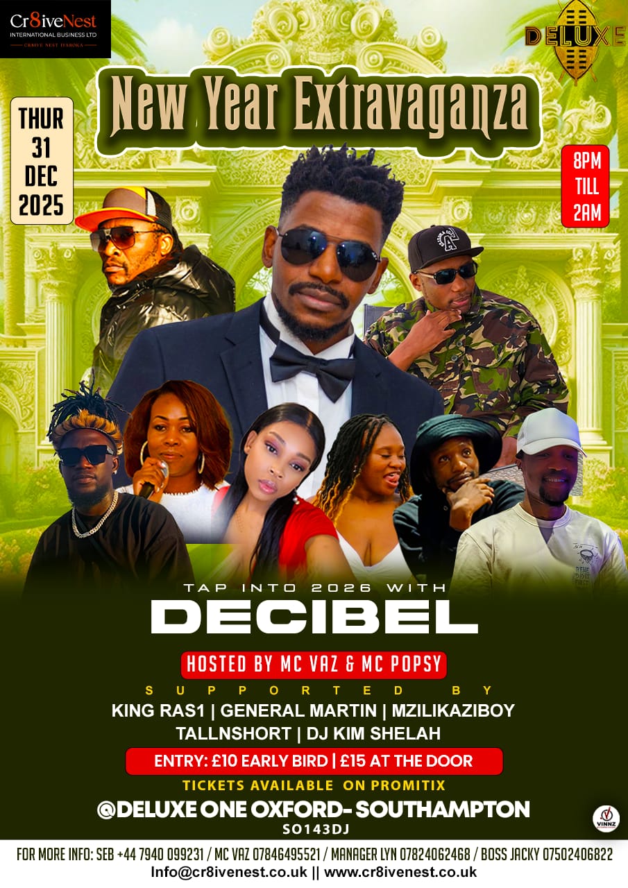 NEW YEARS EXTRAVAGANZA WITH DECIBEL