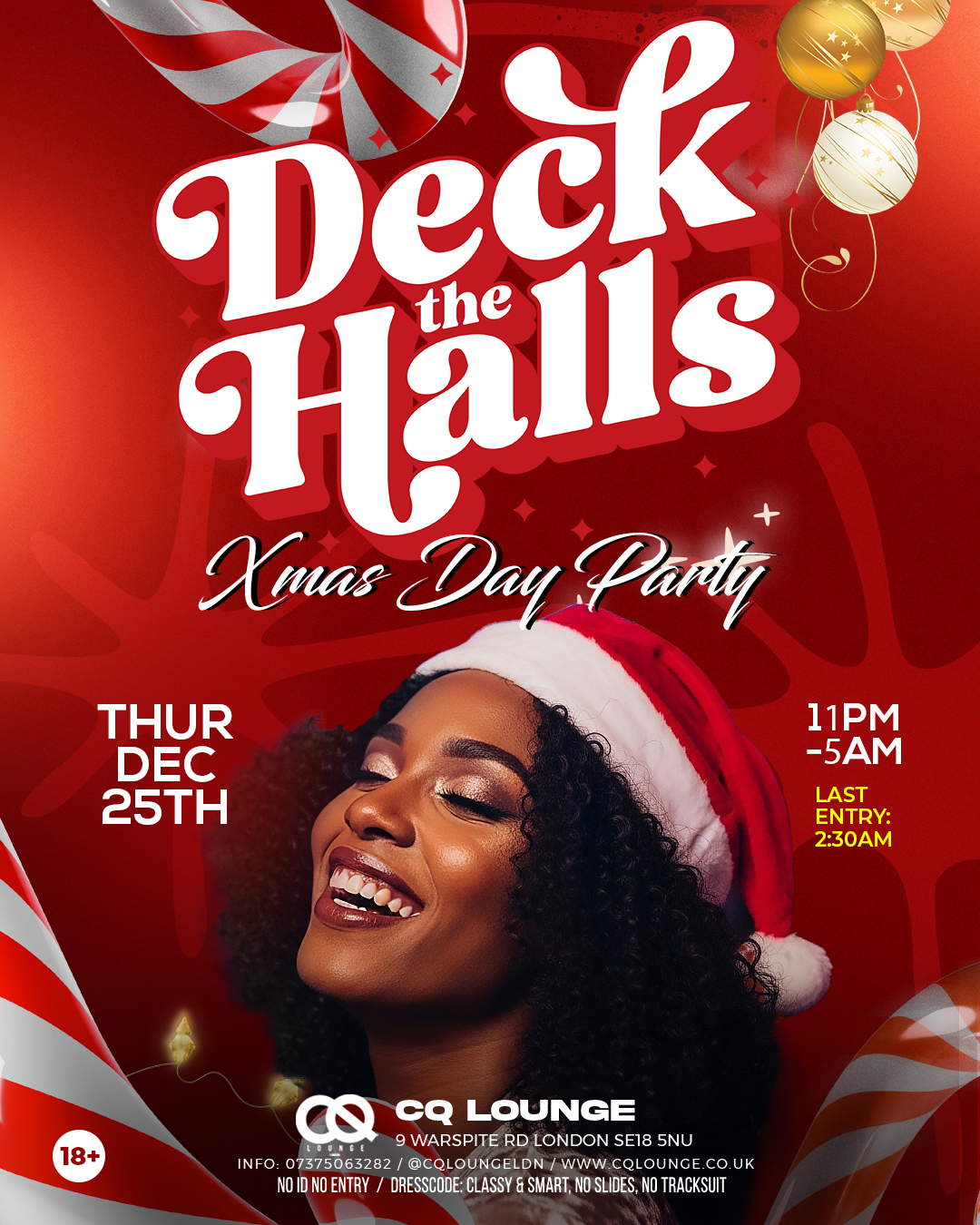 DECK THE HALLS XMAS DAY PARTY