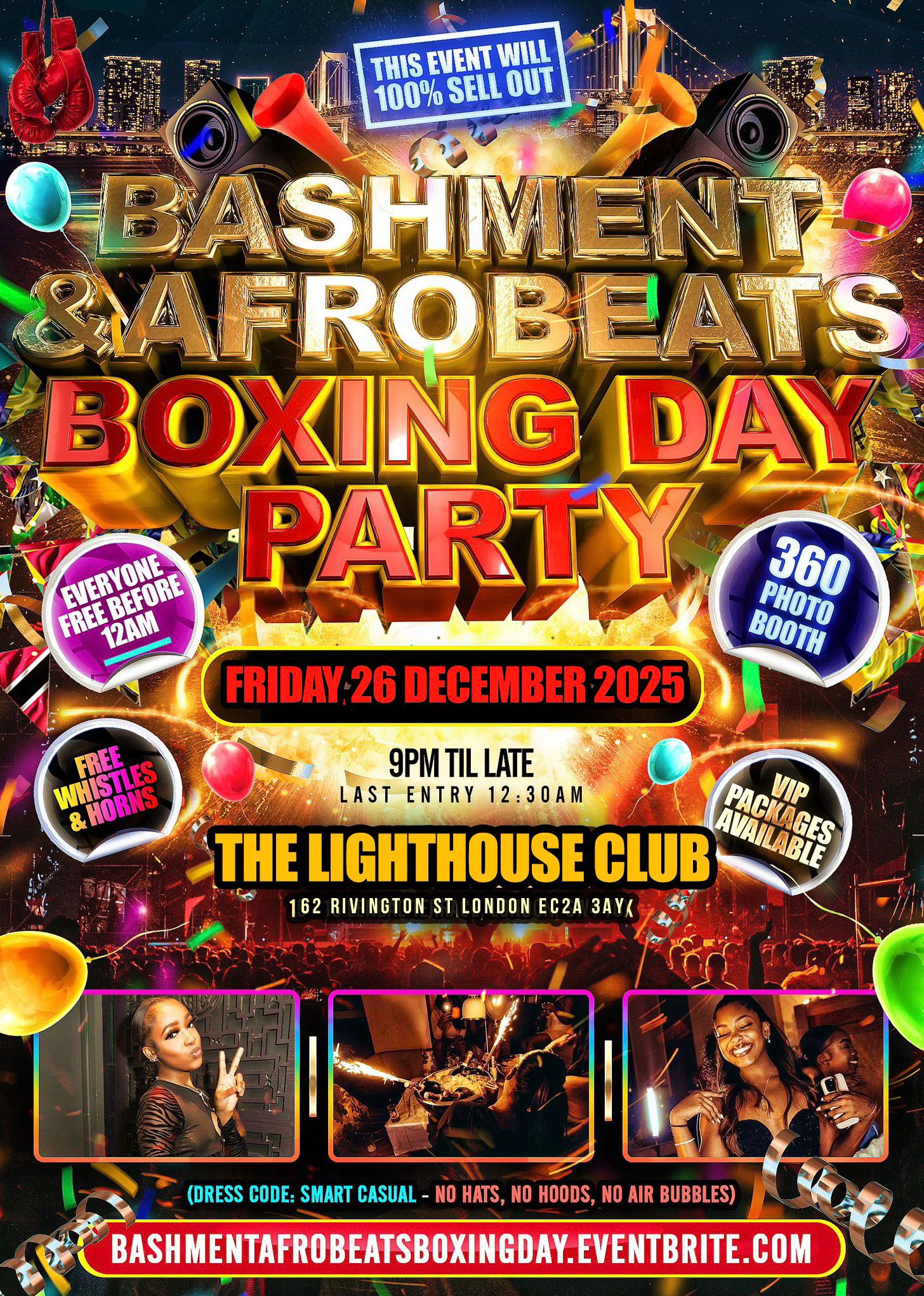 Bashment & Afrobeats Boxing Day Party - Everyone Free Before 12AM
