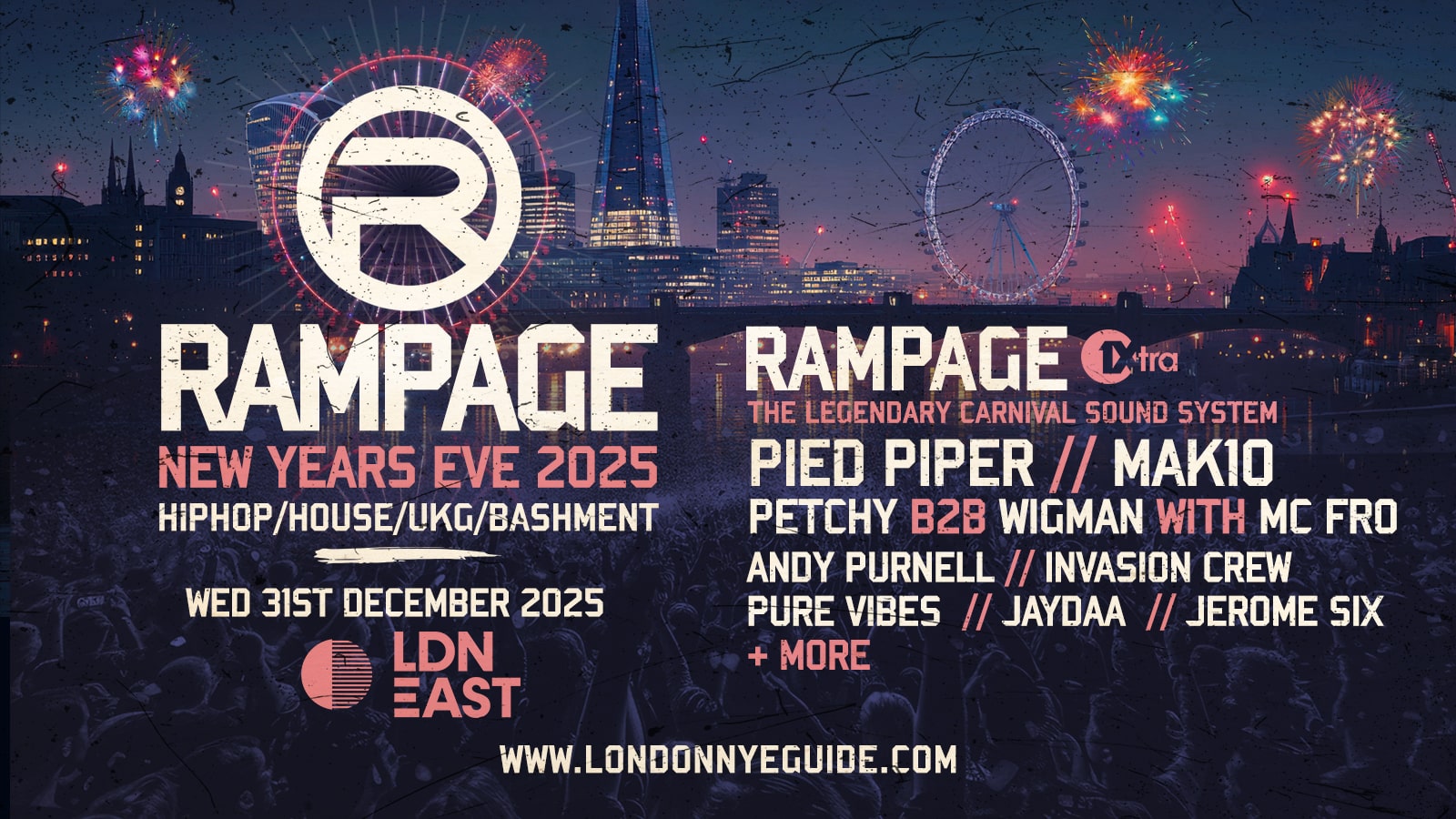 Rampage Sound New Years Eve