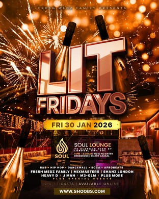 LIT FRIDAYS! - THE OFFICIAL LAUNCH PARTY