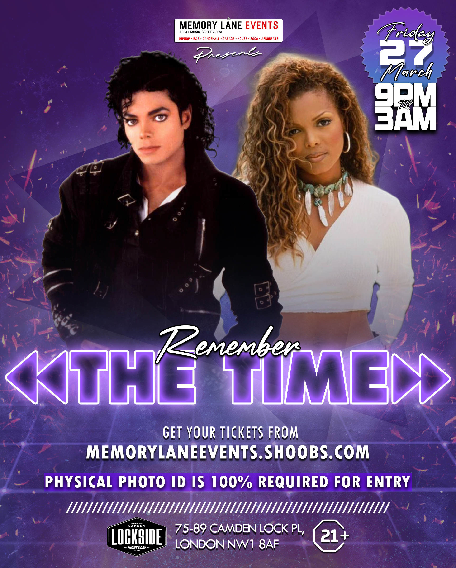 Memory Lane Presents: Remember The Time