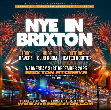 NYE IN BRIXTON