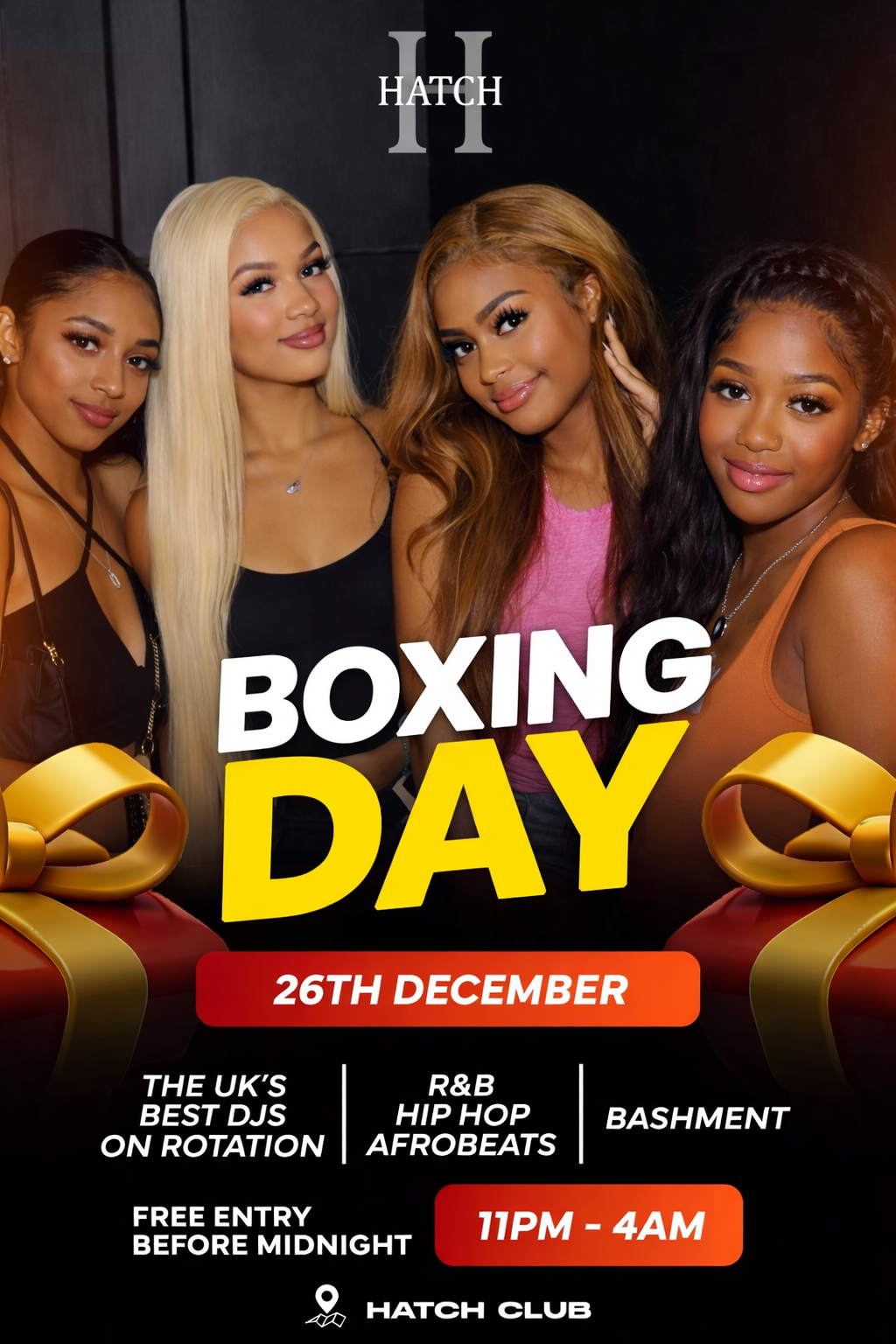HatchClub Weekenders  BOXING DAY SPECIAL